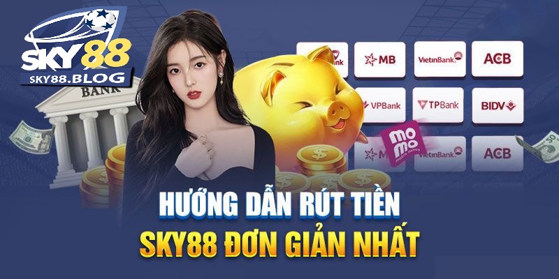 Hướng dẫn rút tiền sky88 đơn giản bằng 2 cách